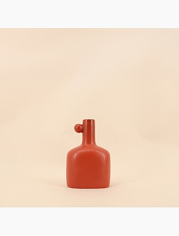 Vase en céramique avec perle, H18cm