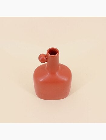 Vase en céramique avec perle, H18cm