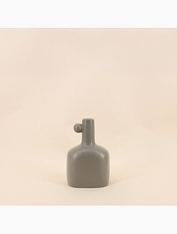 Vase en céramique avec perle, H18cm