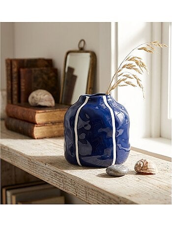 Vase en Céramique Bleu