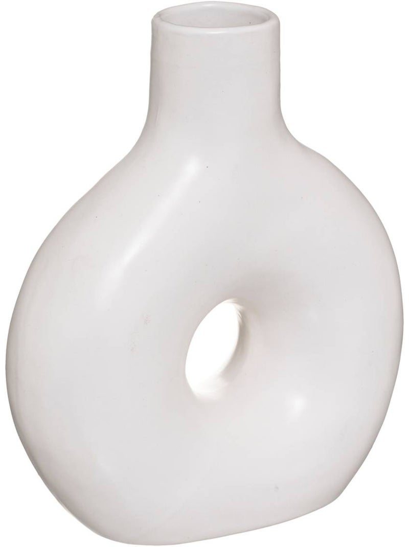 Vase en céramique circle Noir - Kiabi