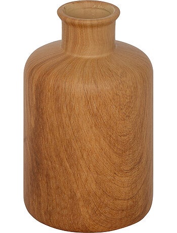 Vase en céramique effet bois SAO