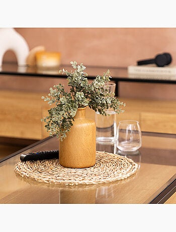 Vase en céramique effet bois SAO