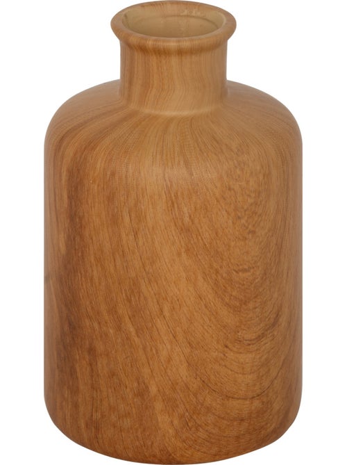 Vase en céramique effet bois SAO - Kiabi