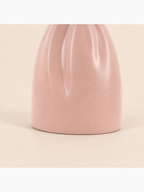 Vase en céramique forme noeud rose 26cm - Kiabi