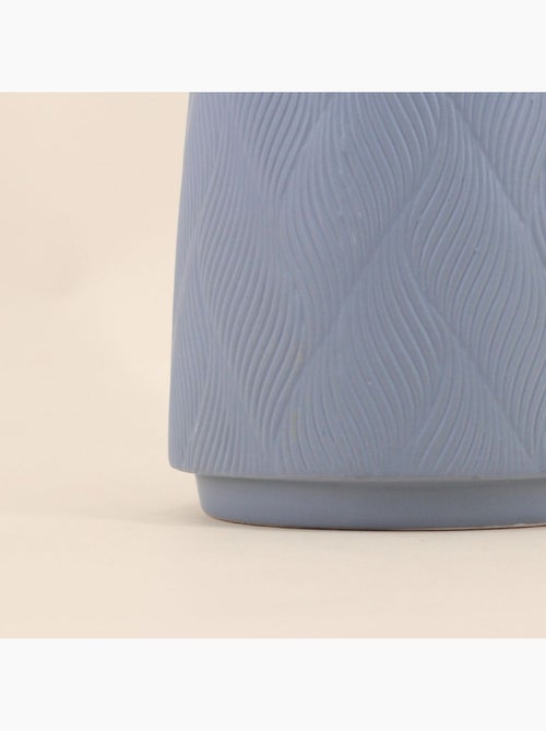 Vase en céramique gris 28cm - Kiabi