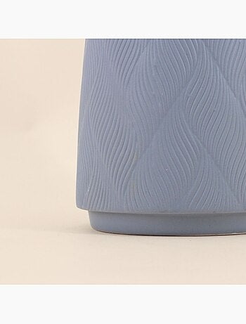 Vase en céramique gris, H28cm