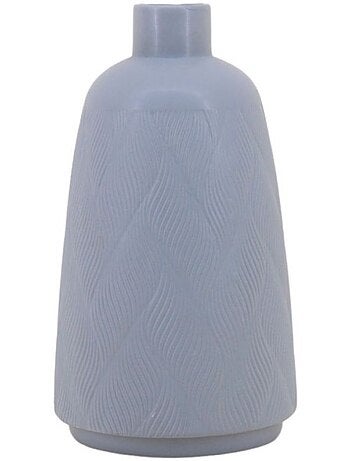 Vase en céramique gris, H28cm