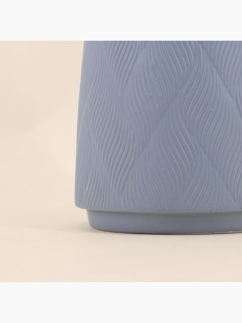 Vase en céramique gris, H28cm Gris - Kiabi