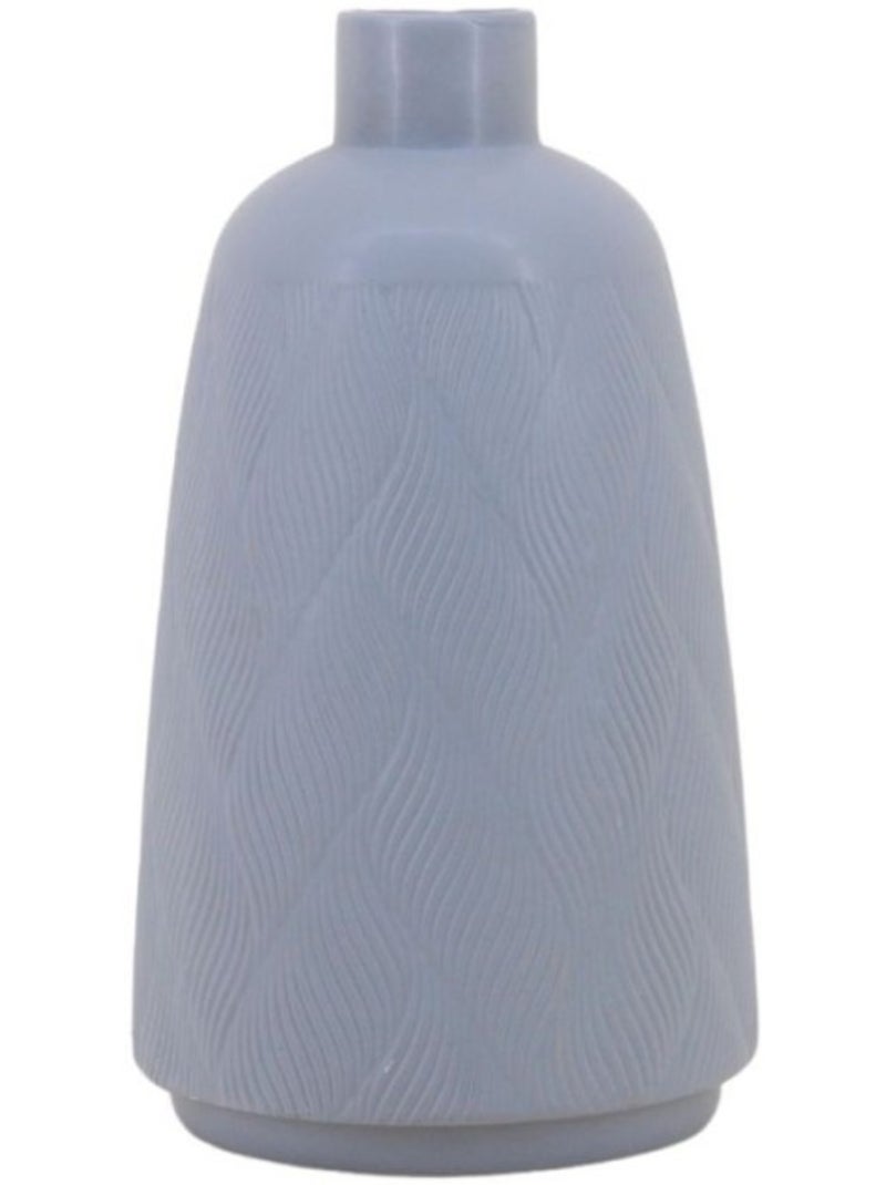 Vase en céramique gris, H28cm Gris - Kiabi
