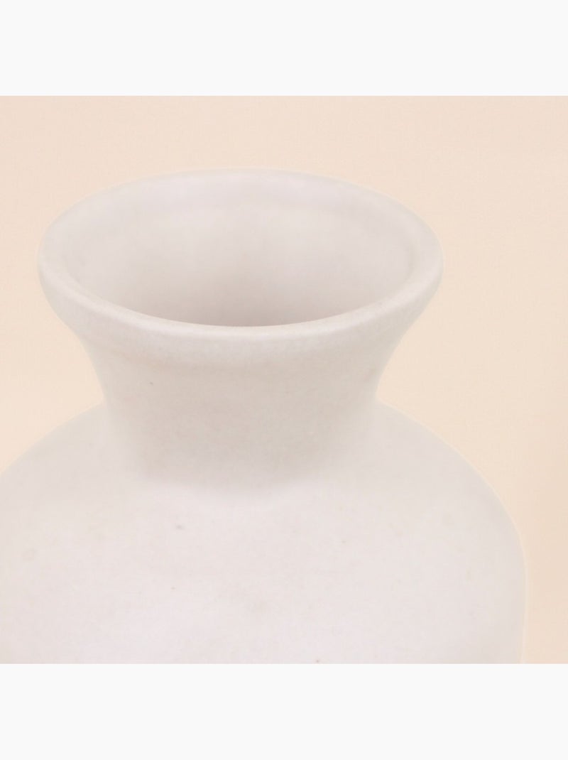 Vase en céramique, H20cm Beige - Kiabi