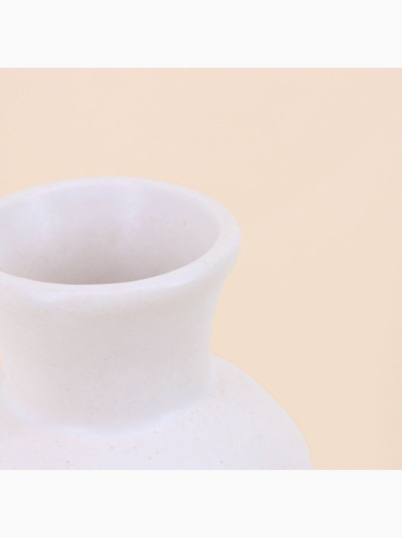 Vase en céramique, H27cm Blanc - Kiabi