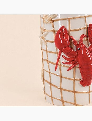 Vase en céramique homard 3d, h26cm