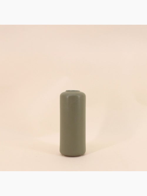 Vase en céramique kaki 20cm - Kiabi