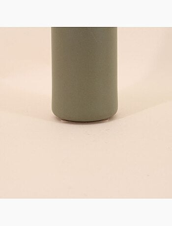 Vase en céramique kaki, H20cm