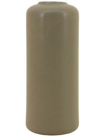 Vase en céramique kaki, H20cm