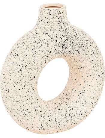 Vase en céramique mouchetée FLORIE