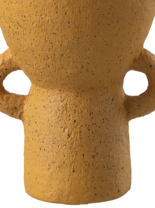 Vase en céramique Ocre 20 cm - Kiabi