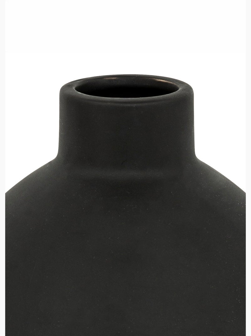Vase en céramique rily Noir - Kiabi