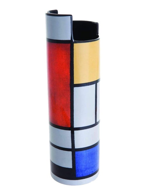 Vase en céramique silhouette mondrian - Kiabi
