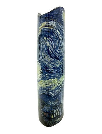 Vase en céramique silhouette Van Gogh - nuit étoilée