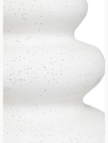 Vase en céramique texturée olme
