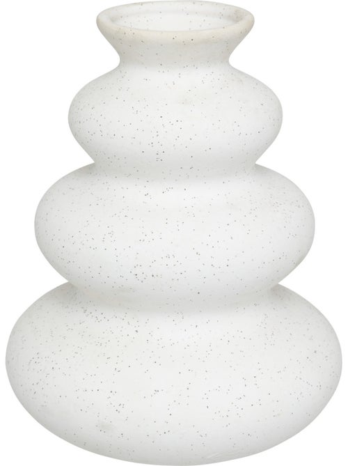 Vase en céramique texturée OLME - Kiabi