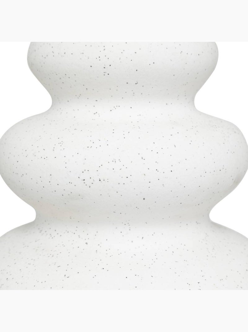 Vase en céramique texturée OLME Blanc - Kiabi