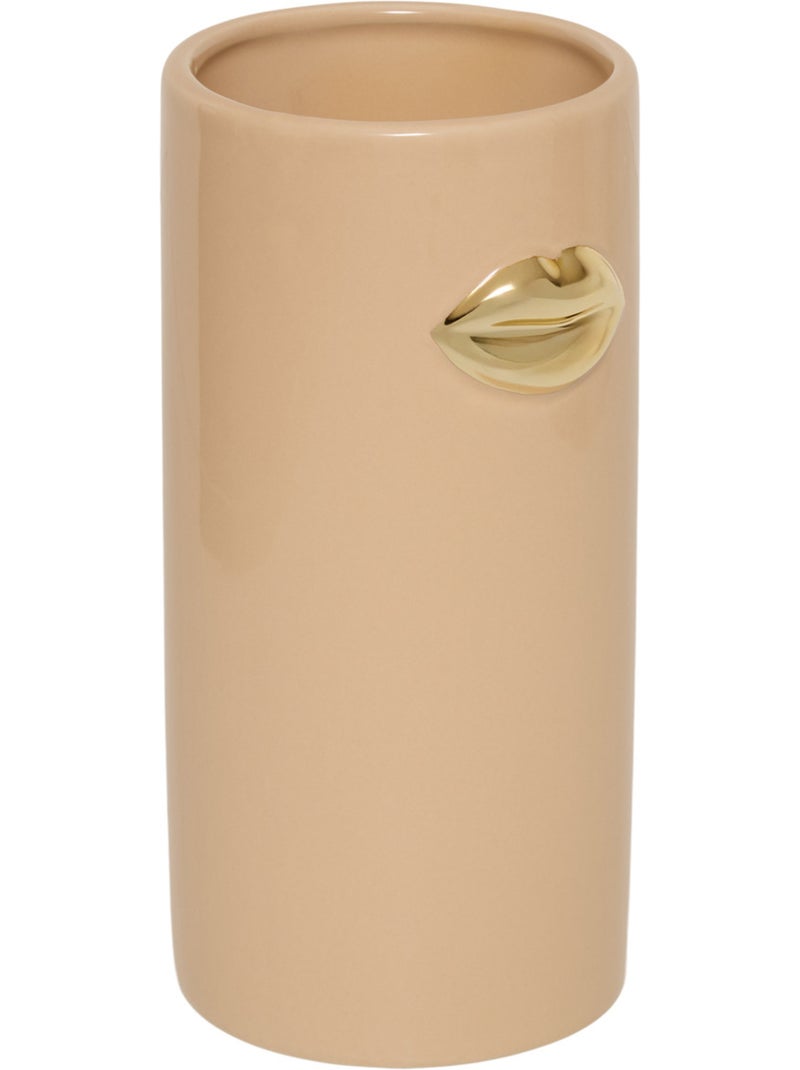 Vase en dolomite CRUSH Beige - Kiabi