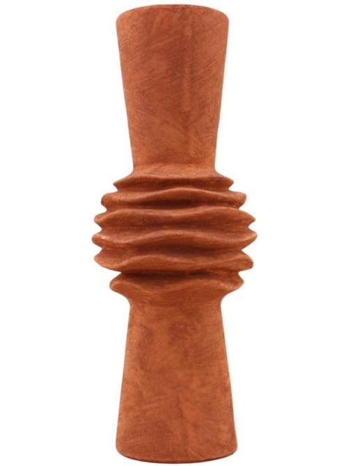 Vase en grès effet pierre terracotta, H47cm - Kiabi