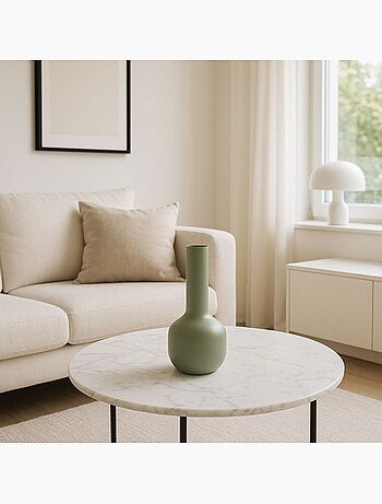 Vase en métal avec col étroit et long - AFIBEL