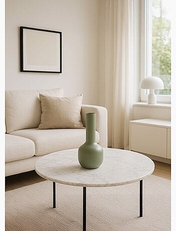 Vase en métal avec col étroit et long - AFIBEL