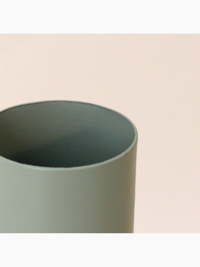 Vase en métal avec col étroit et long - AFIBEL Vert - Kiabi