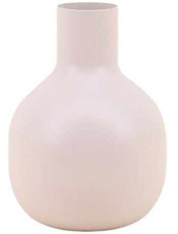 Vase en métal beige, H15cm