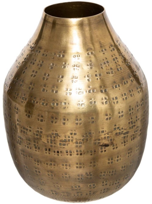 Vase en métal martelé OASIS - Kiabi
