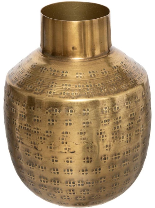 Vase en métal martelé OASIS - Kiabi