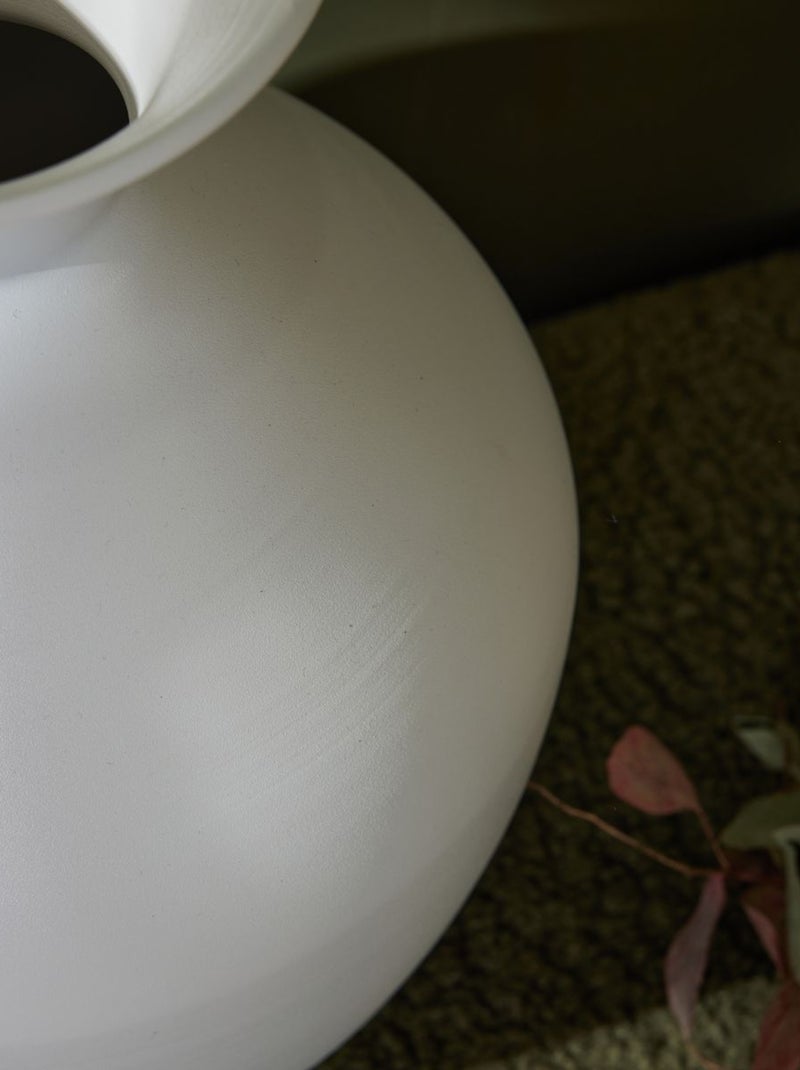 Vase en métal MOKA Blanc - Kiabi