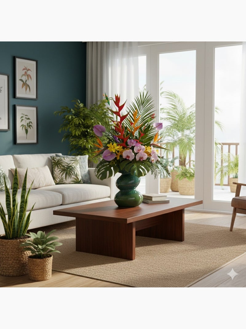 Vase en porcelaine Design organique Vert - Kiabi
