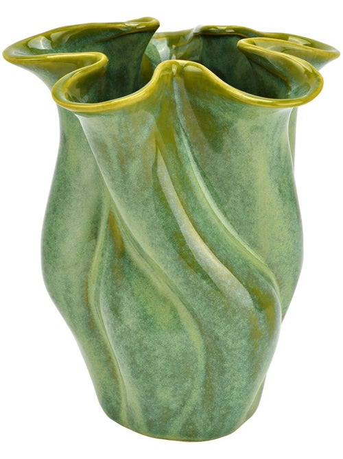 Vase en porcelaine Forme torsadée - Kiabi
