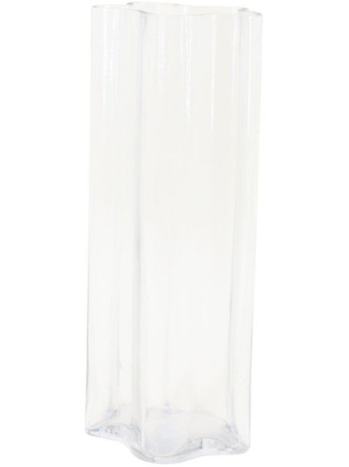 Vase en verre 30cm forme organique - Kiabi