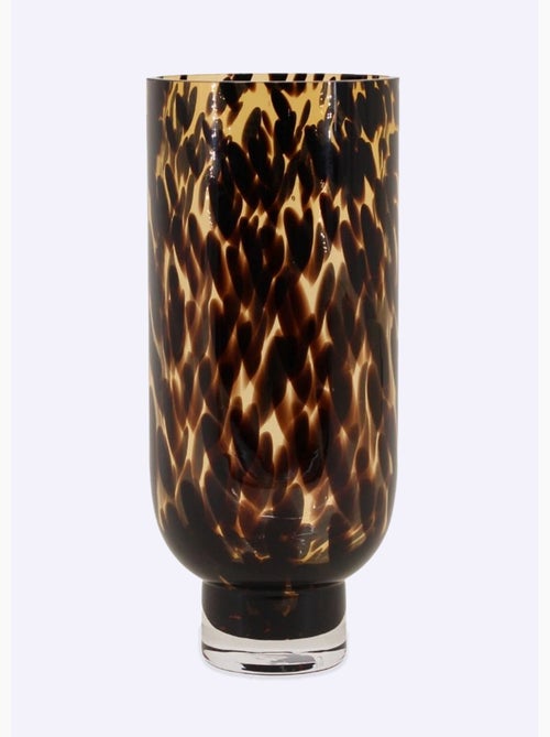 Vase en verre ambré effet léopard - AFIBEL - Kiabi