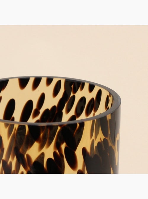 Vase en verre ambré effet léopard - AFIBEL - Kiabi