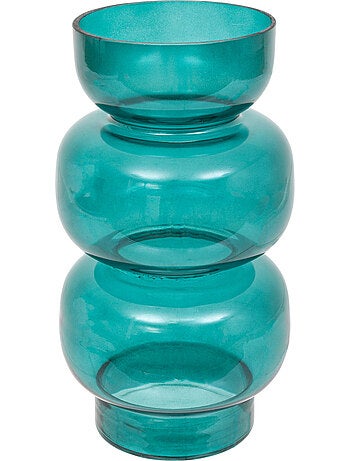 Vase en verre coloré style rétro BE VINTAGE