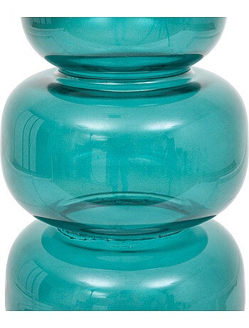 Vase en verre coloré style rétro BE VINTAGE