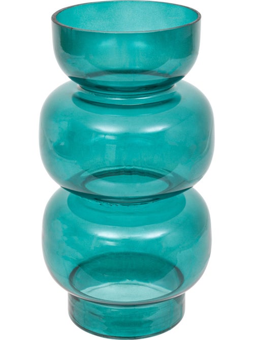 Vase en verre coloré style rétro BE VINTAGE - Kiabi