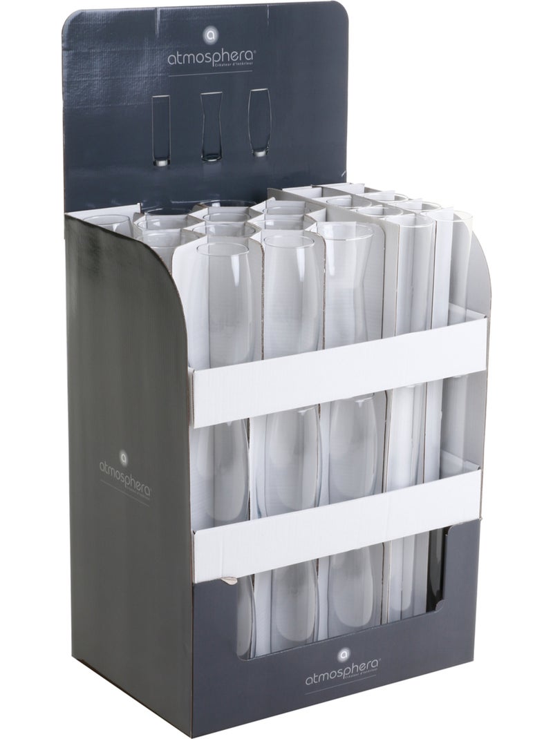 Vase en verre FLORA Transparent - Kiabi