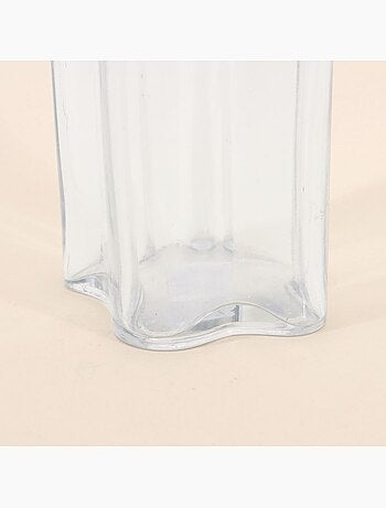 Vase en verre forme organique, H30cm