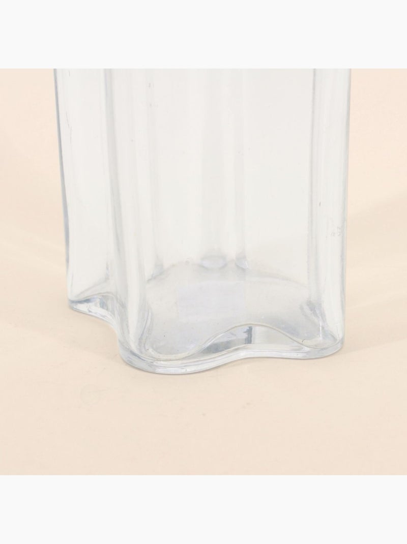 Vase en verre forme organique, H30cm Transparent - Kiabi