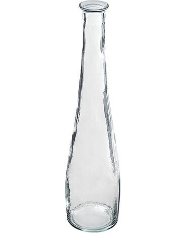 Vase en verre long col H80 cm ULY
