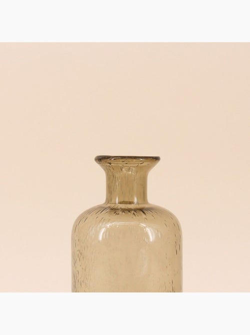 Vase en verre teinté bulles 30cm - Kiabi